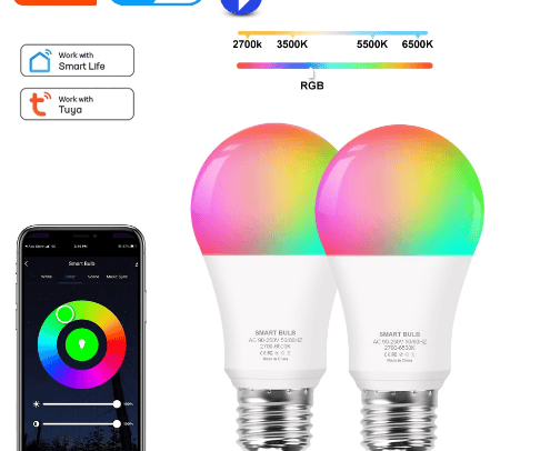 smart bulb cover photo collage
