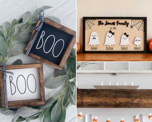 Etsy Halloween Finds cover photo collage