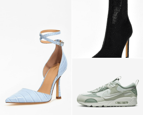 women's shoes cover photo collage