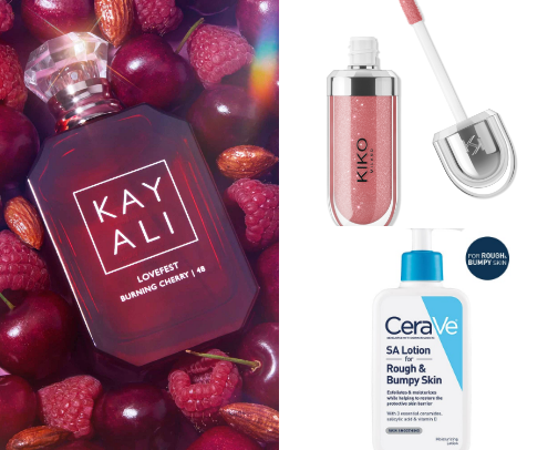 makeup and skincare cover photo collage