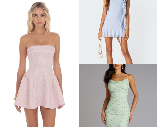 Homecoming and Prom Dresses for Every Aesthetic and budget cover photo collage