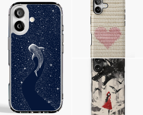 Gorgeous Phone Cases, Designed by Actual Artists cover photo collage