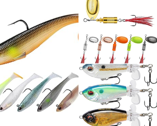 Saltwater Jig & Paddletail Lures for Redfish & Trout cover photo collage