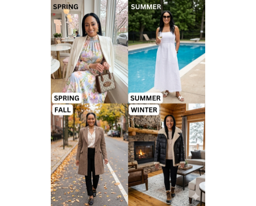 OOTD: Seasonal Style Guide on a Budget cover photo collage