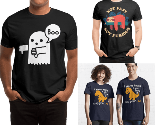 Funny T-Shirts cover photo collage