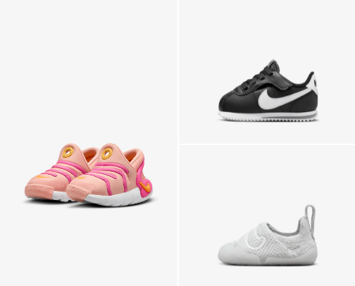 Sepatu anak usia 0-3 tahun cover photo collage