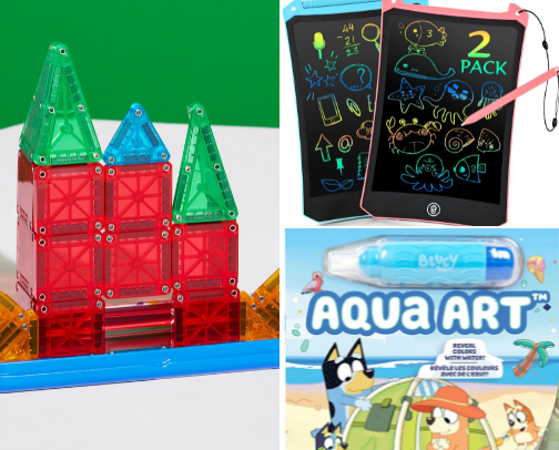Top Travel Toys to Keep Kids Happy on the Go cover photo collage