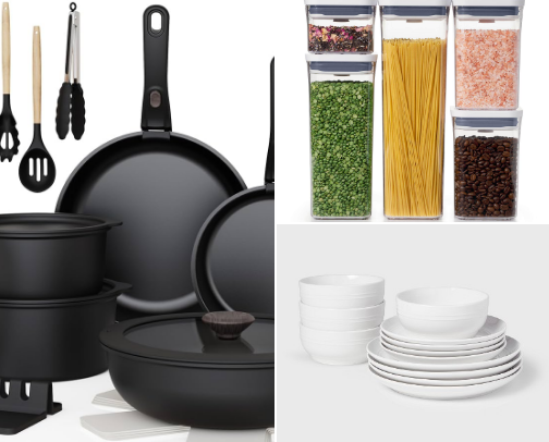 Affordable Kitchen Essentials cover photo collage