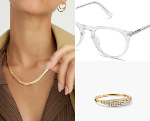 14k Gold Jewelry, Designer Sunglasses & Timeless Gifts I Love cover photo collage