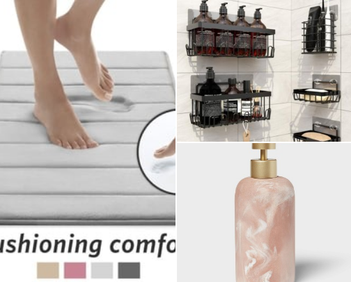 My Bathroom Essentials cover photo collage