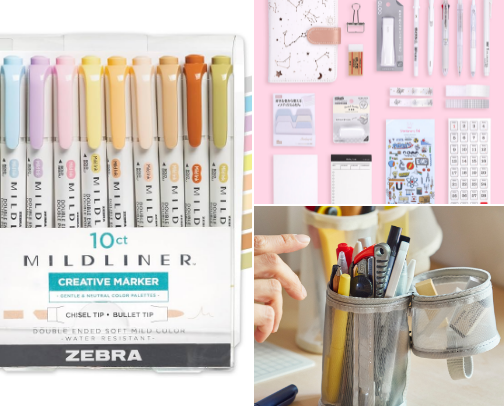 Stationery 📝 Back to School ✨ cover photo collage