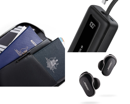 Travel essentials cover photo collage