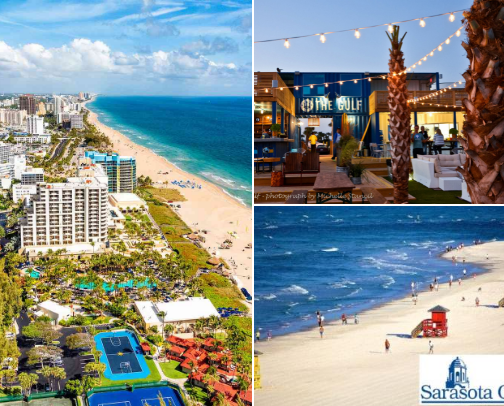 Best Florida beaches cover photo collage