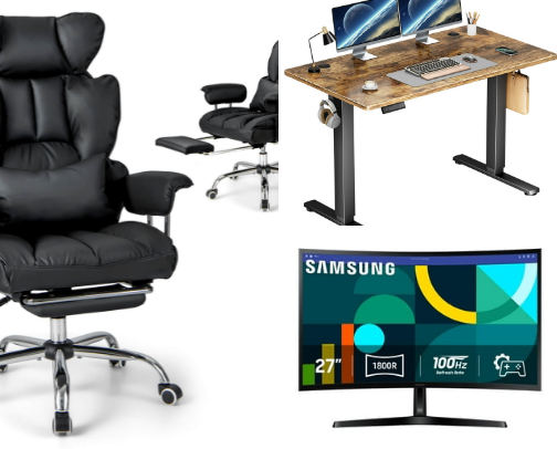 My work-from-home essentials cover photo collage