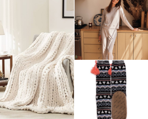 Cozy Friday Night In: Warmth, Comfort + Main Character Energy cover photo collage