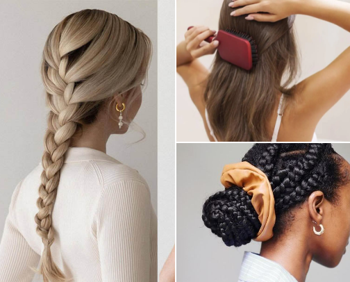 Haircare Guide for Healthy Beautiful Hair cover photo collage