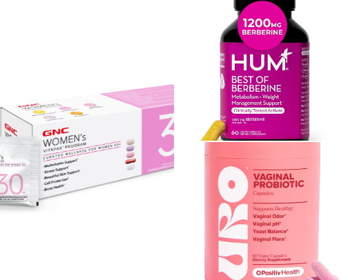 ✨ Essential Supplements for Women in Their 40s✨ cover photo collage