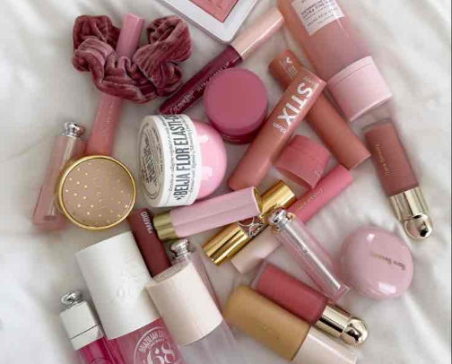 make up💗 cover photo collage