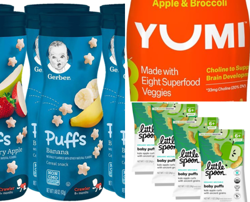 Healthy Snacks for Little Ones cover photo collage