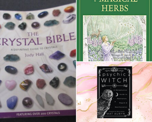 Metaphysical Books & Lore cover photo collage