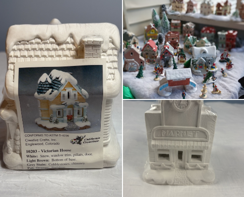 Christmas Villages cover photo collage