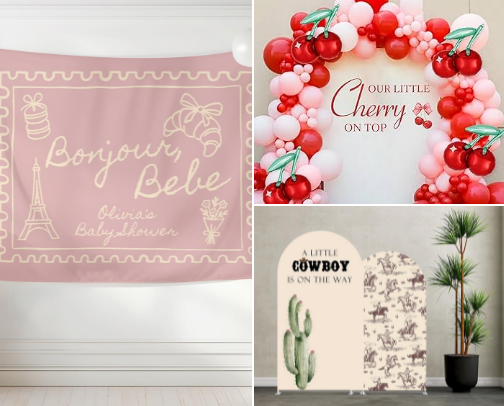 Baby Shower Cute Themes For 2025 cover photo collage