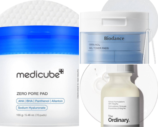 Skin Care Poroducts + Routine for Glowy Skin ✨ (from an Acne prone girly) cover photo collage