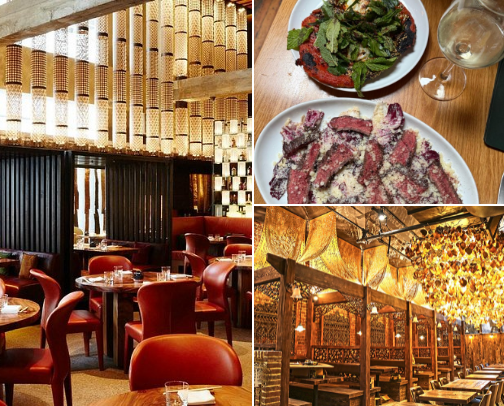 NYC food recs 🍔🌭🌮🥗 cover photo collage