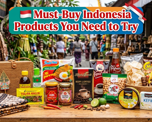 🇮🇩 Must-Buy Indonesian Products You Need to Try cover photo collage