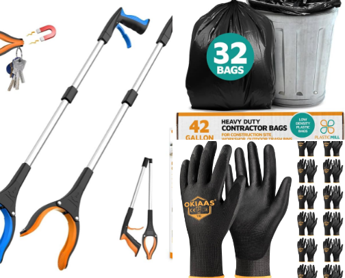 Tools & Gear I Use for Urban Cleanups (That Actually Make It Easier) cover photo collage