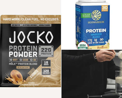 Protein Powders that make my list! cover photo collage