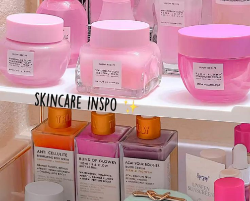 Skincare cover photo collage