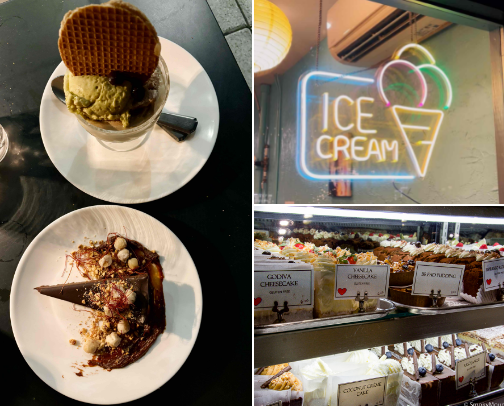You deserve a sweet treat 🍦🍰 local dessert recs in Asheville, NC cover photo collage