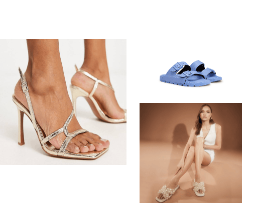 Women´s Summer shoes cover photo collage