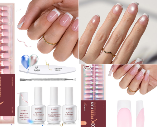 Easy at home nails 💅 cover photo collage