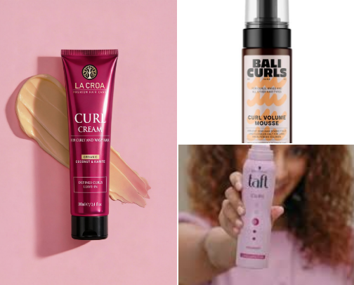 Hair care cover photo collage