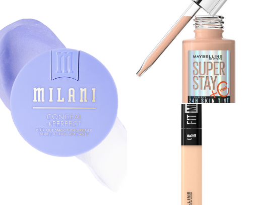 Drugstore beauty favorites cover photo collage