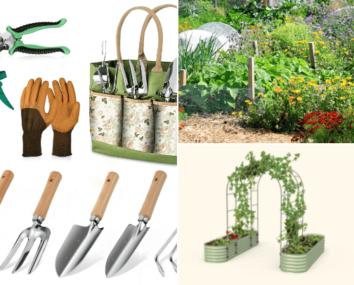 Garden essentials cover photo collage
