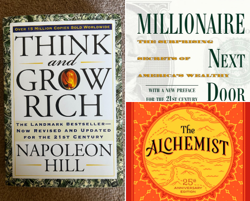 Top Books on Money, Relationships & Growth cover photo collage