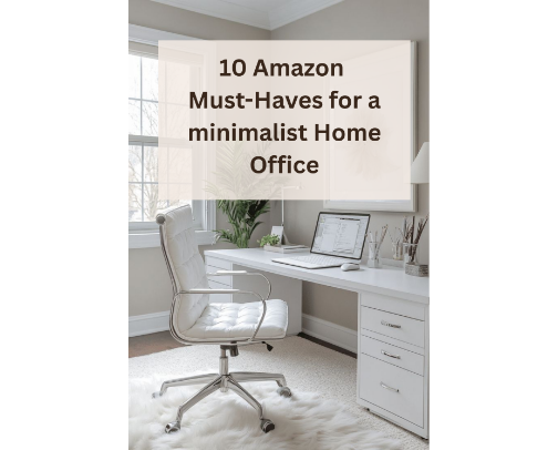 Minimalist Home Office Must-Haves cover photo collage