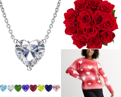 Valentine’s Day gifts for Women. cover photo collage