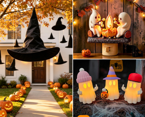 Halovin decoracii cover photo collage