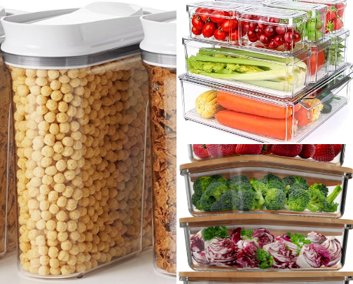 The Ultimate Aesthetic Pantry & Fridge Makeover cover photo collage