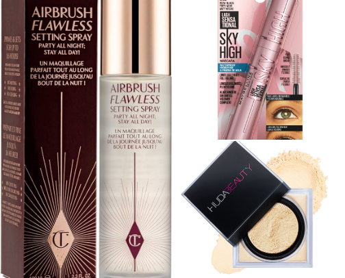 Fav makeup products cover photo collage
