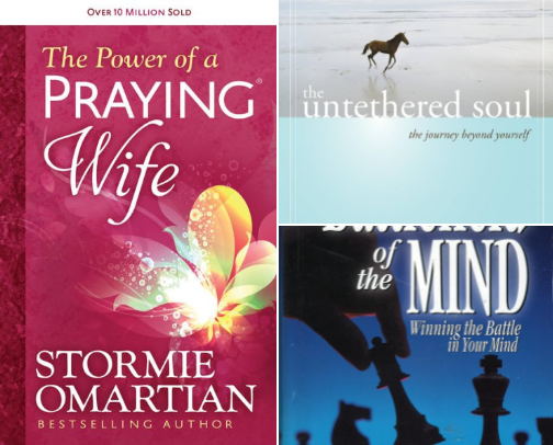 These are books I genuinely love and recommend. They’ve encouraged me through difficult seasons, strengthened my faith, and taught me valuable life lessons. I hope they inspire and encourage you too. 🤍 cover photo collage