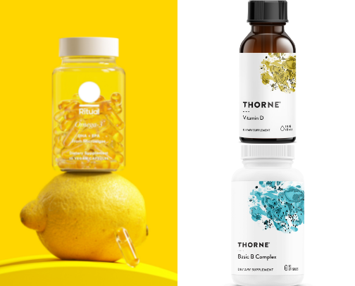 Wellness supplements cover photo collage