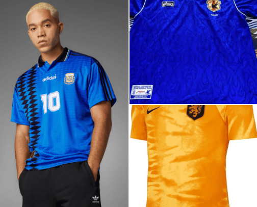 My favorite current soccer jerseys cover photo collage