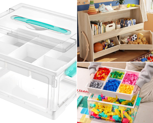 From Toy Chaos to Organized Calm cover photo collage