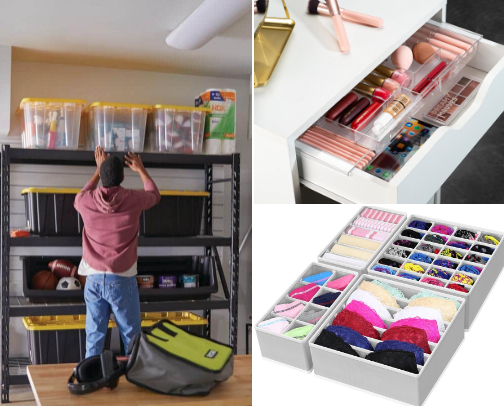 Storage Organization finds that fits your small space cover photo collage