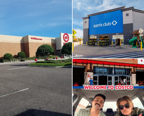 Stores, local and online cover photo collage